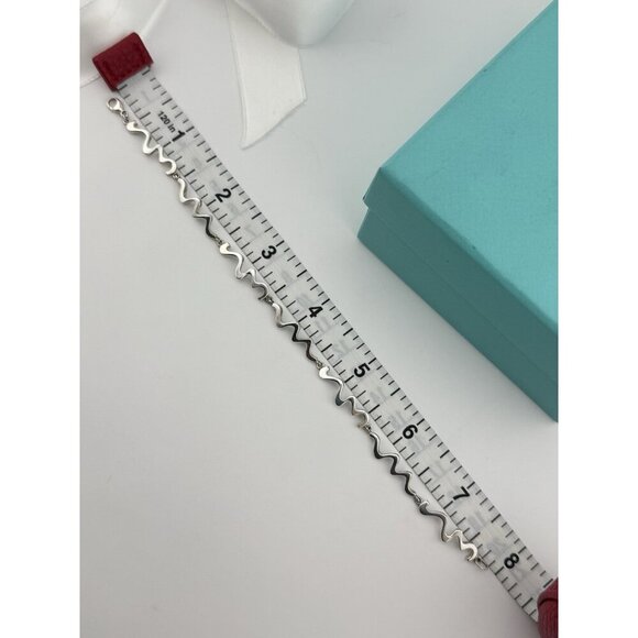 Tiffany & Co. Frank Gehry Equus Link Bracelet Sterling Silver Sculptural Design - Picture 6 of 7